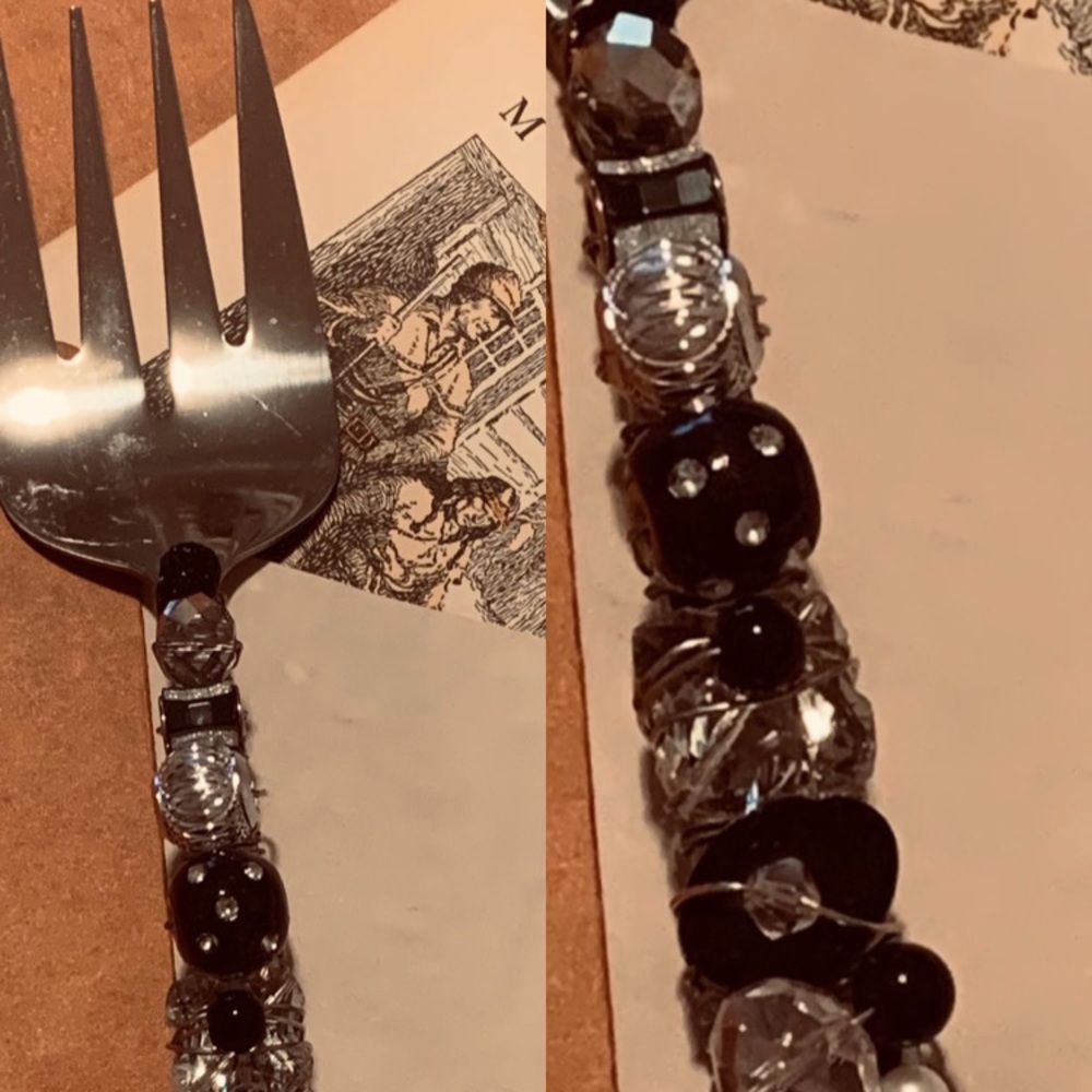 Bedazzled serving fork!! Brand new